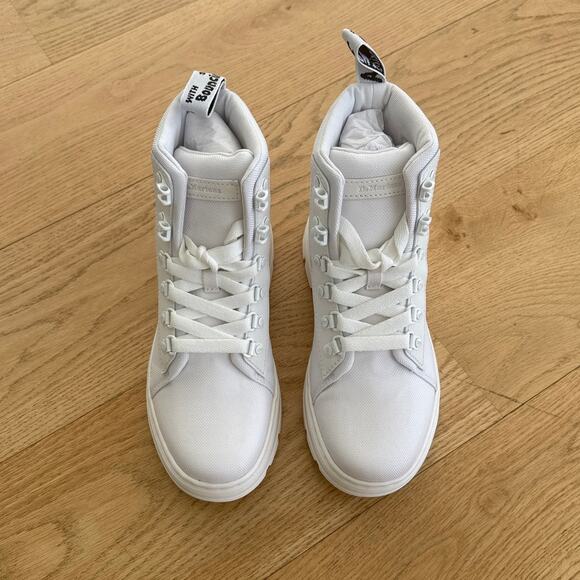 Dr. Martens - Combs Ajax Non Woven E97 Extra Tough 50/50 Poly Casual Boots White - Picture 5 of 7